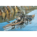 Model plastikust laev tirpitz 1:350