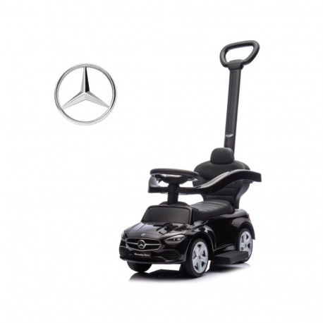 Pojazd z rączką mercedes c-class czarny