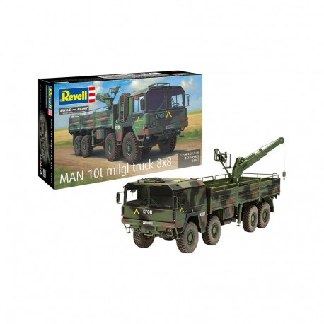 Model plastikust veoauto MAN 10t milgl 8x8 1/35