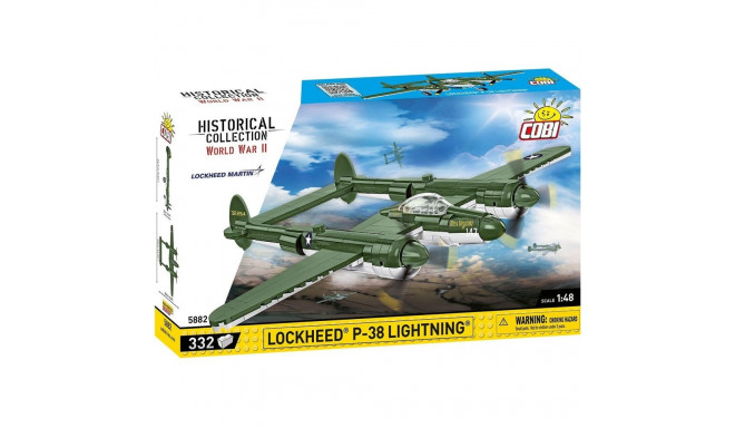 Klocki lockheed p-38 lightning 332 klocki