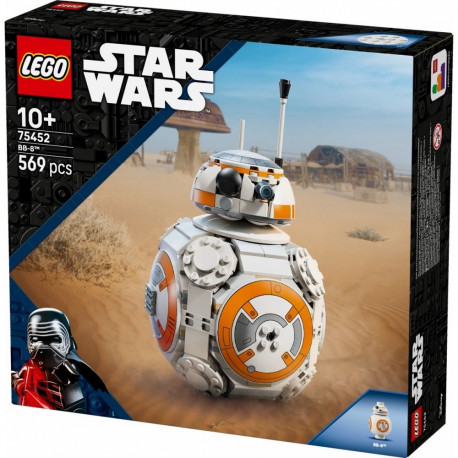 Star Wars 75452 astromehaaniline droid BB-8 klotsid