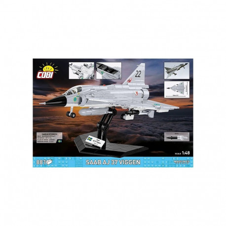 Klocki saab aj 37 viggen 881 elementów