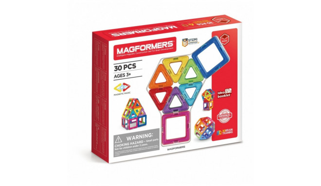 Klocki magnetyczne basic 30 elementów