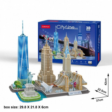 Puzzle 3d city line new york