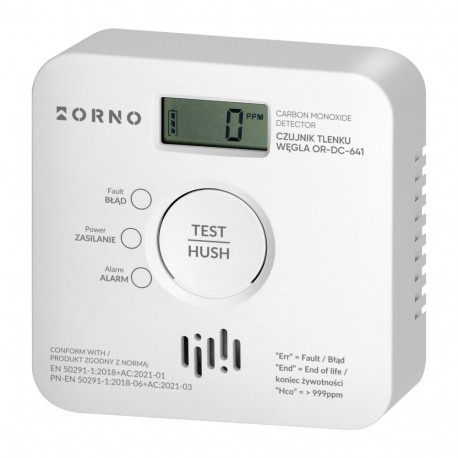 Patareitoitega vingugaasiandur 2xAA, sensori eluiga 10 aastat, Tuya Smart Wi-Fi