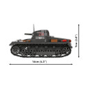 Klocki panzer i ausf.b 654 elementy