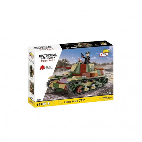 Klocki kerge tank 7tp 669 elementi