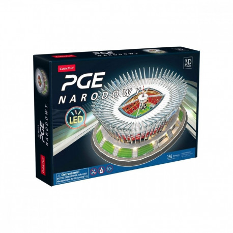 Puzzle 3d pge narodowy wersja led