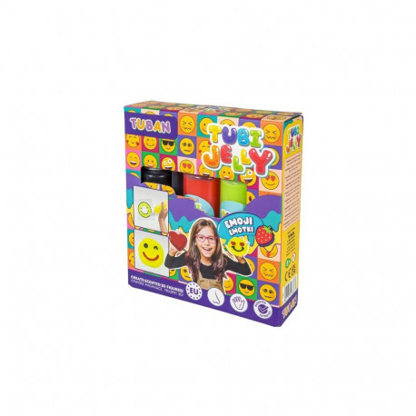 Zestaw tubi jelly emotki 3 kolory