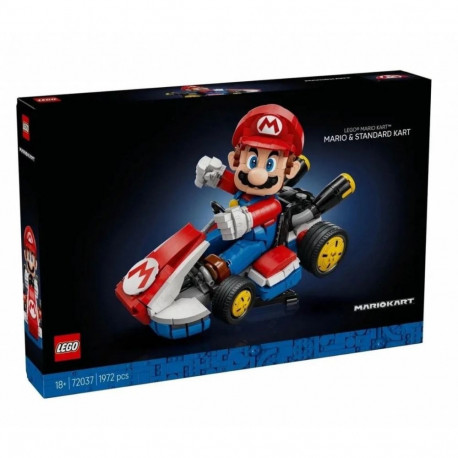 Klocki ehituskomplekt 72037 Super Mario: Mario ja standardne kart