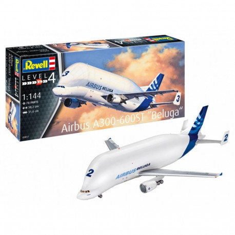 Model plastikust lennuk airbus a300-600st beluga 1/144