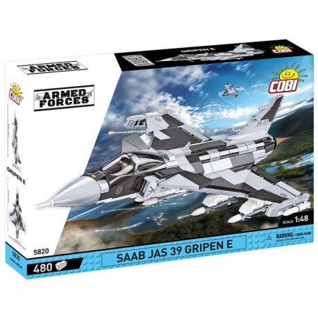 Klocki armed forces saab jas 39 gripen e 480 klocków