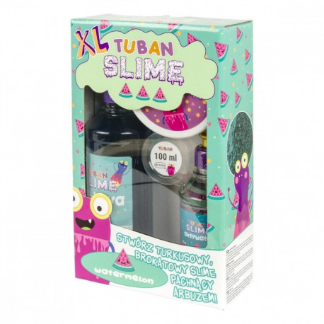 Masa plastyczna zestaw super slime - arbuz xl