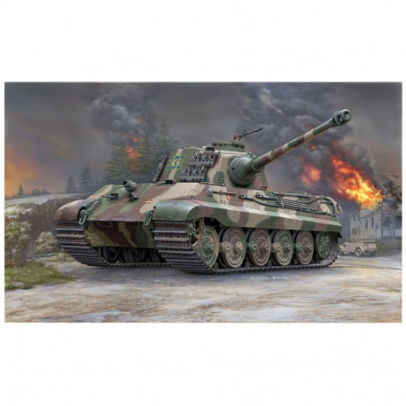 Tiger II Henscheli torniga plastikmudel