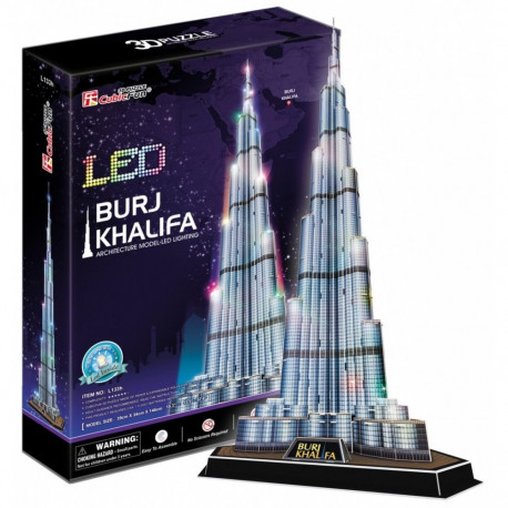 Puzzle 3d burj khalifa (Światło)