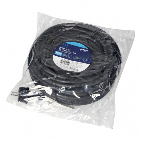 Przedłużacz warsztatowy bryzgoszczelny IP44, 1x2P+Z 20m,kabel gumowy olejoodporny H07RN-F 3x1,5mm-, 