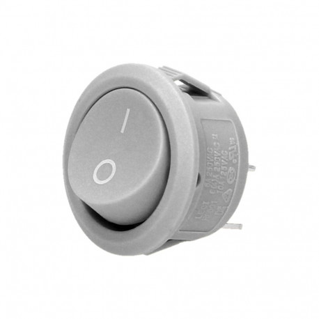 Łącznik kołyskowy okrągły, szary