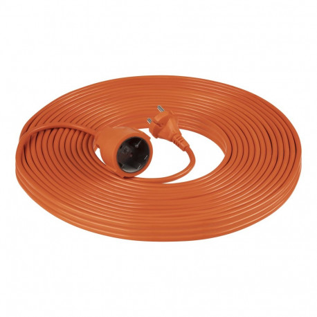 Przedłużacz PVC IP20 30m 1x2P, H03VV-F 2x1mm-