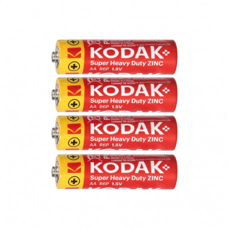 Patareid Kodak ZINC Super Heavy Duty AA LR6, 4 tk. foolium