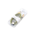 PLATINET MICRO USB TO USB LEATHER CHECKED CABLE 1M YELLOW