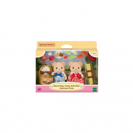 SYLVANIAN FAMILIES Biscuit Bear Sister & Brother - Delicious Picnic