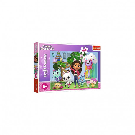 TREFL GABBY´S DOLLHOUSE puzzle 100 pcs