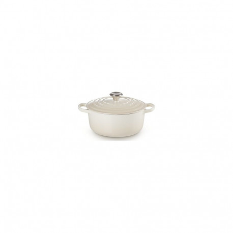 "Le Creuset Signature Roaster round 20cm meringue (21177207164430)"