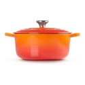 Le Creuset 22cm volkaanivärvi haudepott