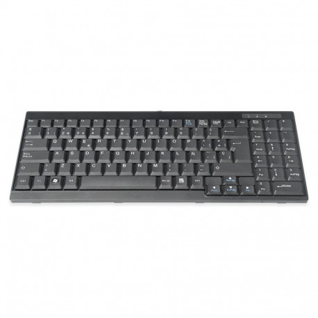 "Tastatur fr TFT-Konsolen schwarz, Kabel,spanisch"