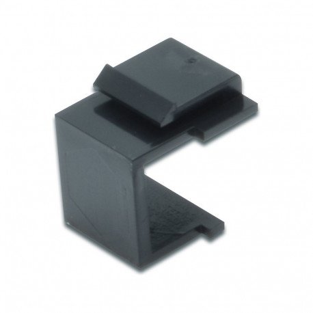 DIGITUS pimepaneel modulaarsele patch-paneelile, must