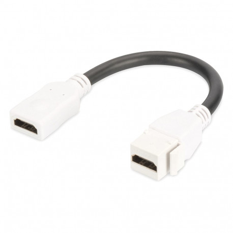 DIGITUS HDMI 2.0 Keystone moodul 12 cm kaabliga (pesa/pesa)