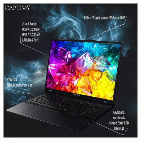 Captiva Ultimate Gaming I95-074GE sülearvuti 64GB/4TB RTX5090 Win11