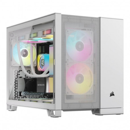 "CORSAIR Midi 2500D Airflow (Tempered Glass) White"