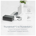 "StarTech Thunderbolt 3 auf Thunderbolt Adapter - Thunderbolt 3 USB-C zu Thunderbolt Adapter"