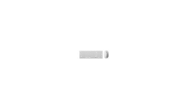 "Alogic Echelon Compact USB-C BT Keyboard German + Mouse White"