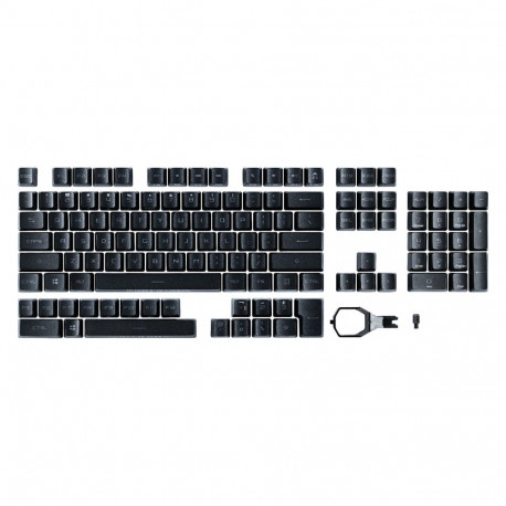 Asus ROG PBT doubleshot klahvikomplekt ROG RX lülititele (must, 123 tk)