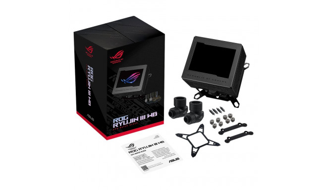 "K ASUS ROG Ryujin III WB LCD CPU-Wasserblock schwarz"
