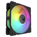 120 mm ASUS TUF GAMING TR120 ARGB reverse must korpuseventilaator PWM