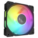 120 mm ASUS TUF GAMING TR120 ARGB reverse must korpuseventilaator PWM