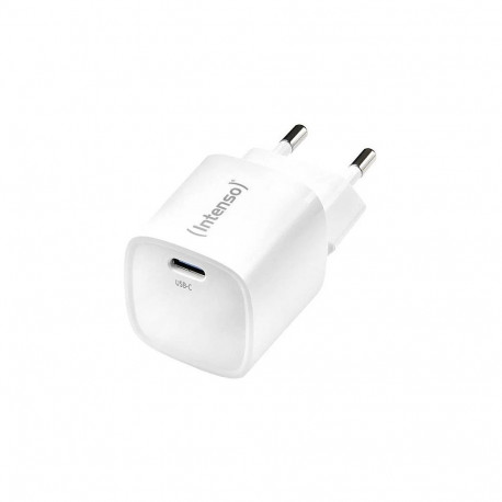 "Intenso Power Adapter W30C² GaN, weiß UBS-C-Ladeadapter mit 30 Watt Ladeleistung, Leichtes und hand
