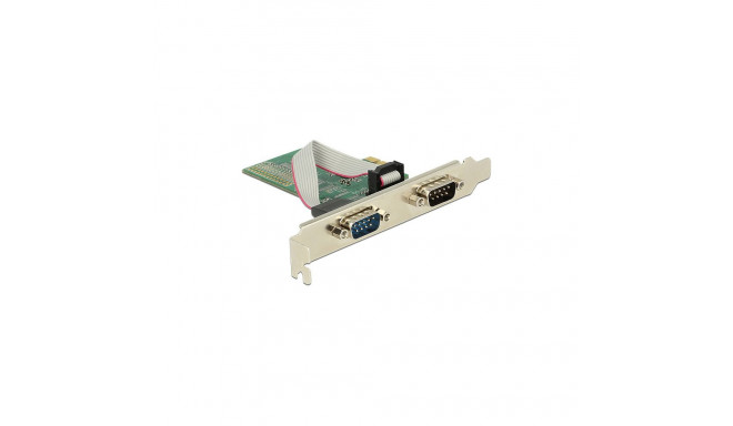 DeLock 2-pordiline RS-232 PCI Express kaart