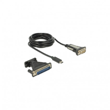 "Adapter USB Type-C™ > 1 x Seriell DB9 RS-232 + Adapter DB25"