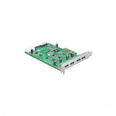PCI Expressi kaart x4 > 4 välist USB 3.0-A porti (Quad Channel)