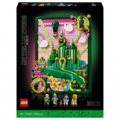 "LEGO 75685 Wicked Emerald City Wandkunst"