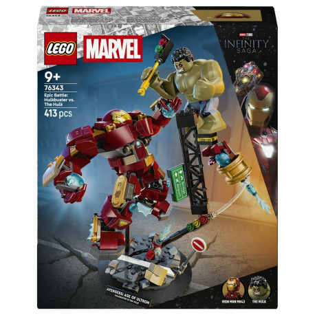 "LEGO 76343 Marvel Super Heroes Duell der Giganten: Hulkbuster vs. Hulk"