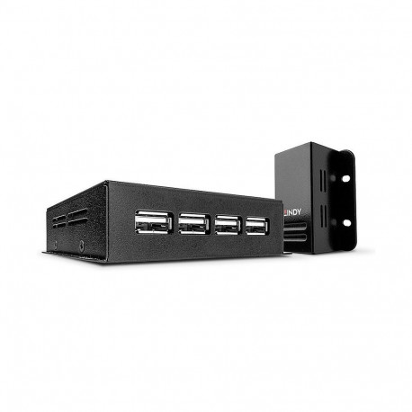 Lindy USB 2.0 Cat5 RJ45 toitega 4-pordiline 50m pikendi