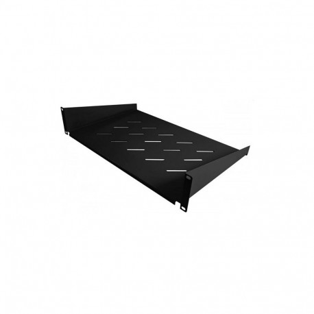 "ALLNET Fachboden T400mm/2HE Schwarz Frontmontage"