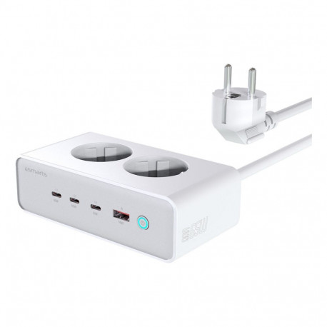 "4smarts Desk Charger GaN 65W mit AC-Steckdosen"