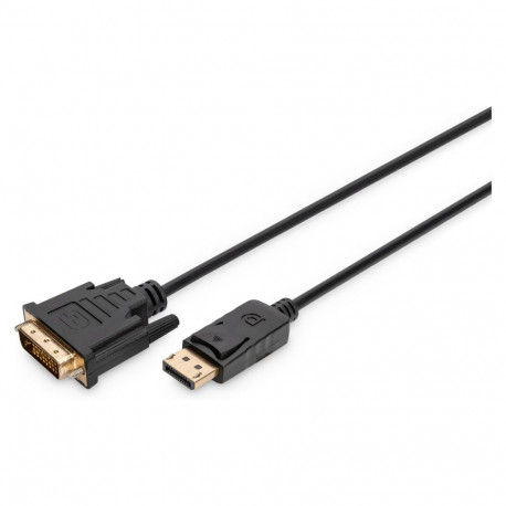 "Digitus DisplayPort > DVI 24+1 (ST-ST) 2m Adapterkabel Schwarz"