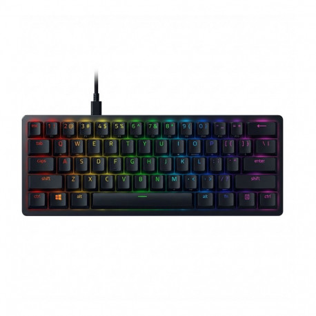 RAZER Huntsman Mini Combo must e-spordi mänguri hiire ja klaviatuuri komplekt, sealhulgas RAZER Deat